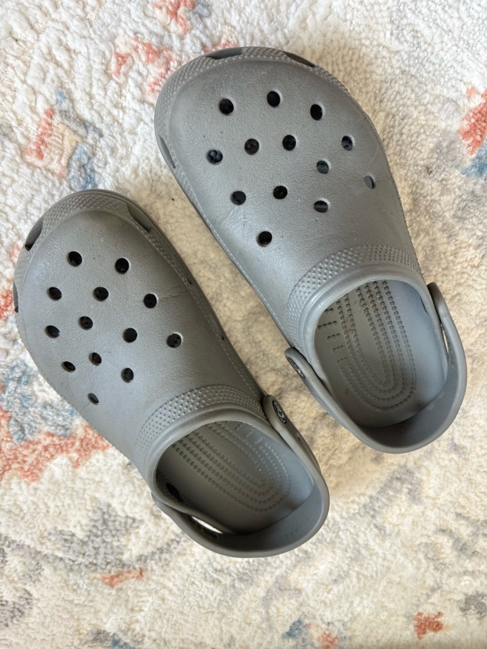 Gray Classic Clog Sandals